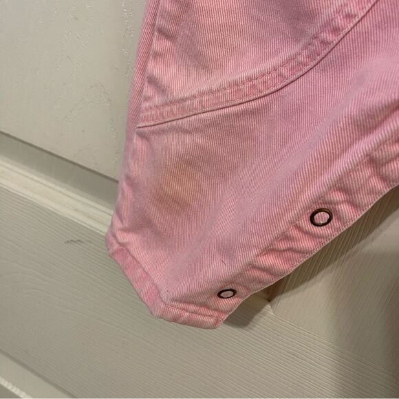 Vtg Oshkosh B'Gosh Size 6-9 Month Pink Overalls - Picture 5 of 7